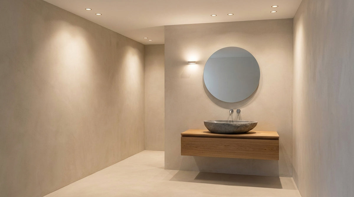 Wie viele Spots pro m² im Badezimmer?