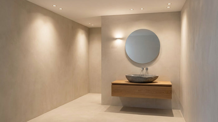 Wie viele Spots pro m² im Badezimmer?