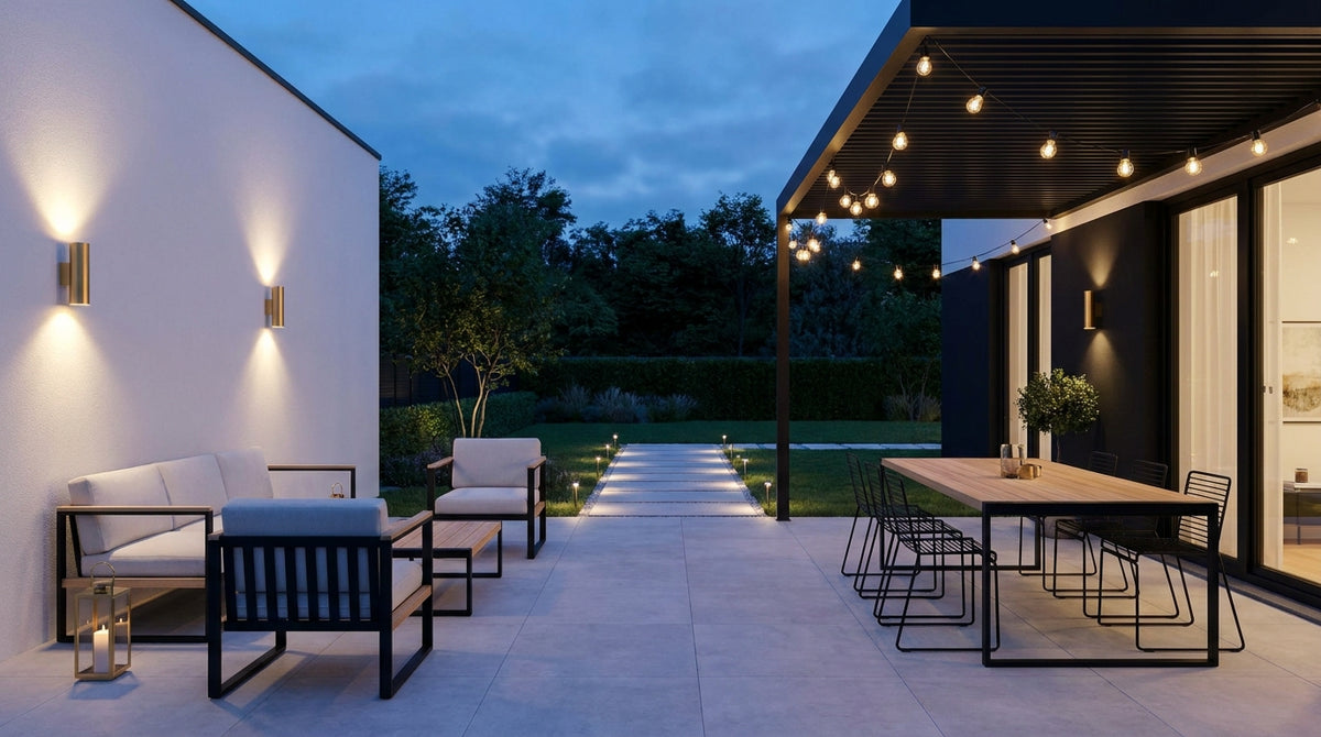 Außenbeleuchtung: Terrasse, Garten und Balkon verschönern