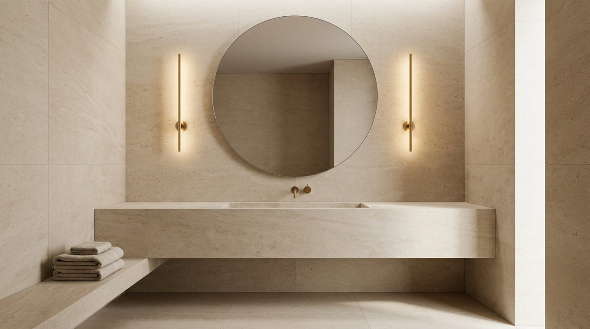Badezimmer im Spa-Stil: Die richtige Beleuchtung finden