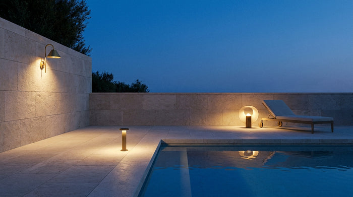 Beleuchtungsideen für Poolterrasse