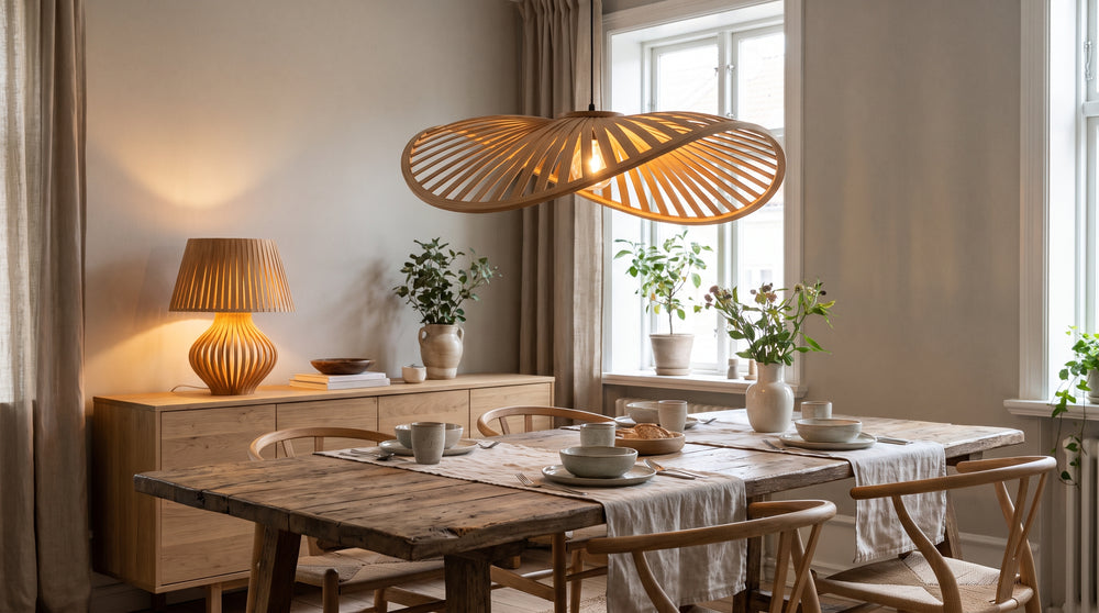 Lampenschirme aus Holz