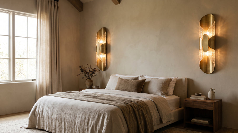 Design-Wandleuchte für das Schlafzimmer