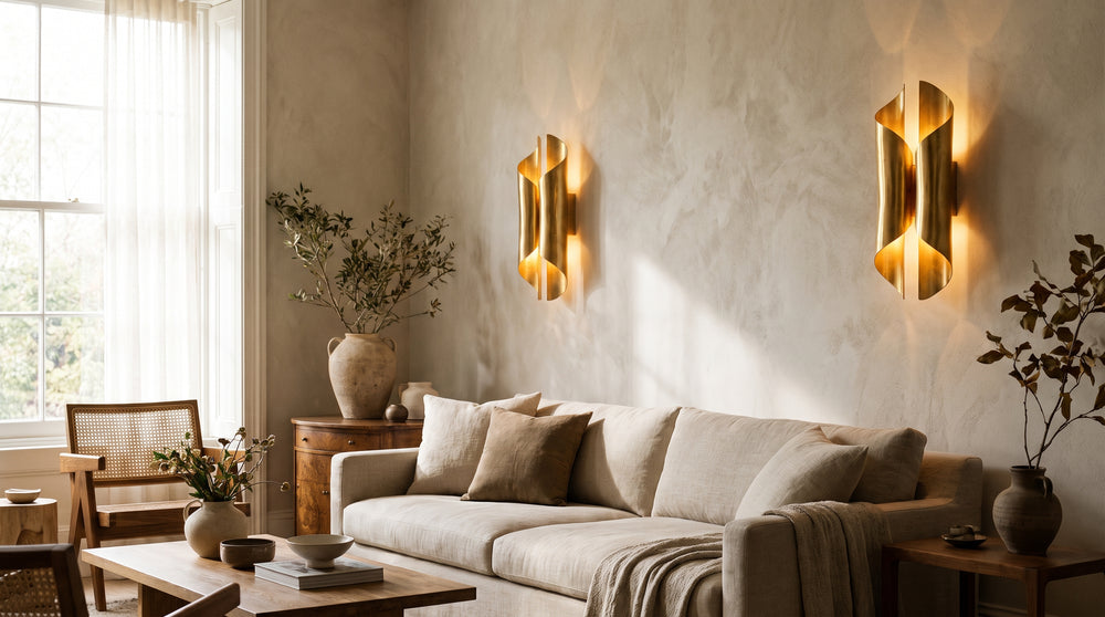 Wandleuchten in Gold Design