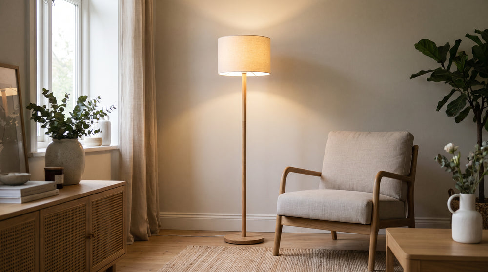 LED-Holzstehlampen
