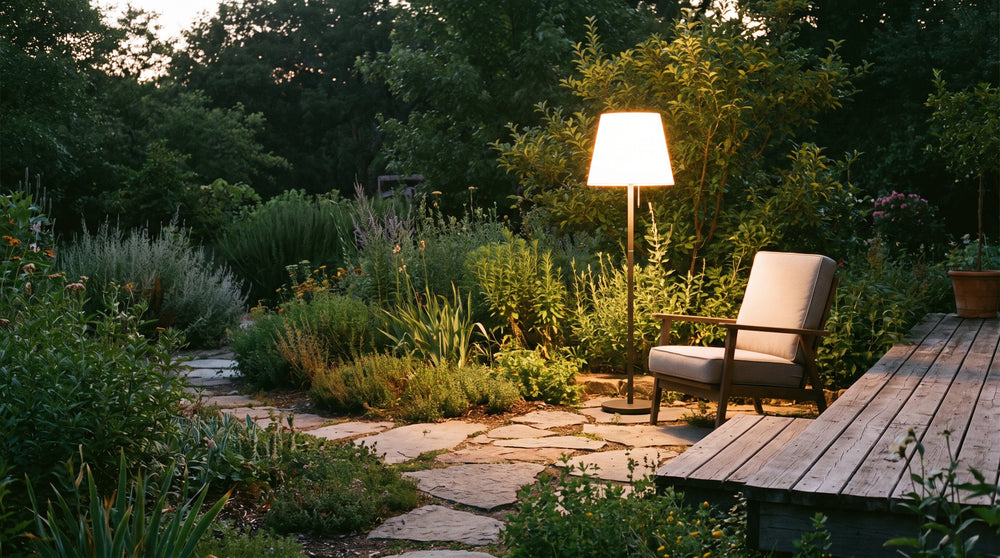 Solare LED-Gartenleuchten