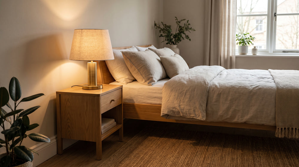 Berührungsgesteuerte Nachttischlampe