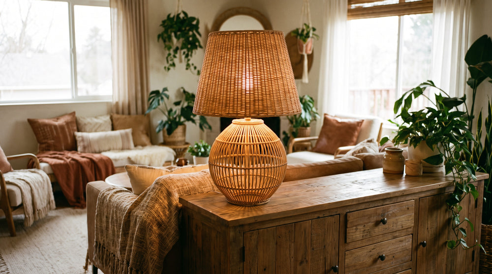 Böhmische Tischlampen für das Wohnzimmer