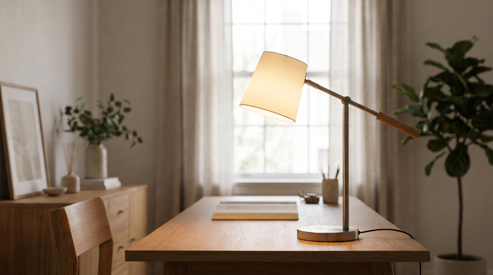 Moderne Tischleuchten für das Büro