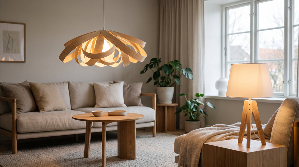 Skandinavische Leuchten für das Wohnzimmer