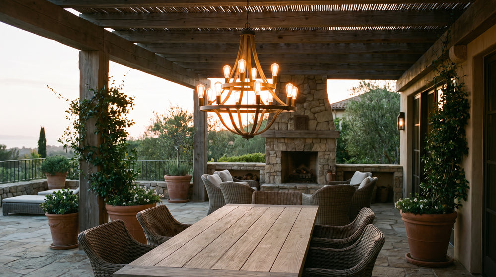 Außenleuchten für die Terrasse