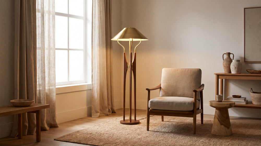 Kleine Stehlampe