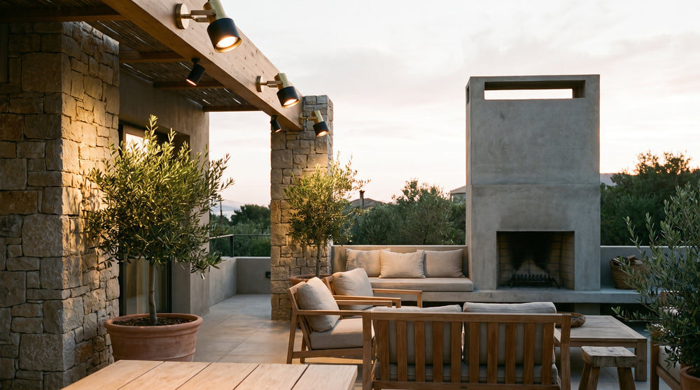 Außenstrahler für die Terrasse