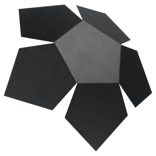 Wandleuchte PENTA schwarz