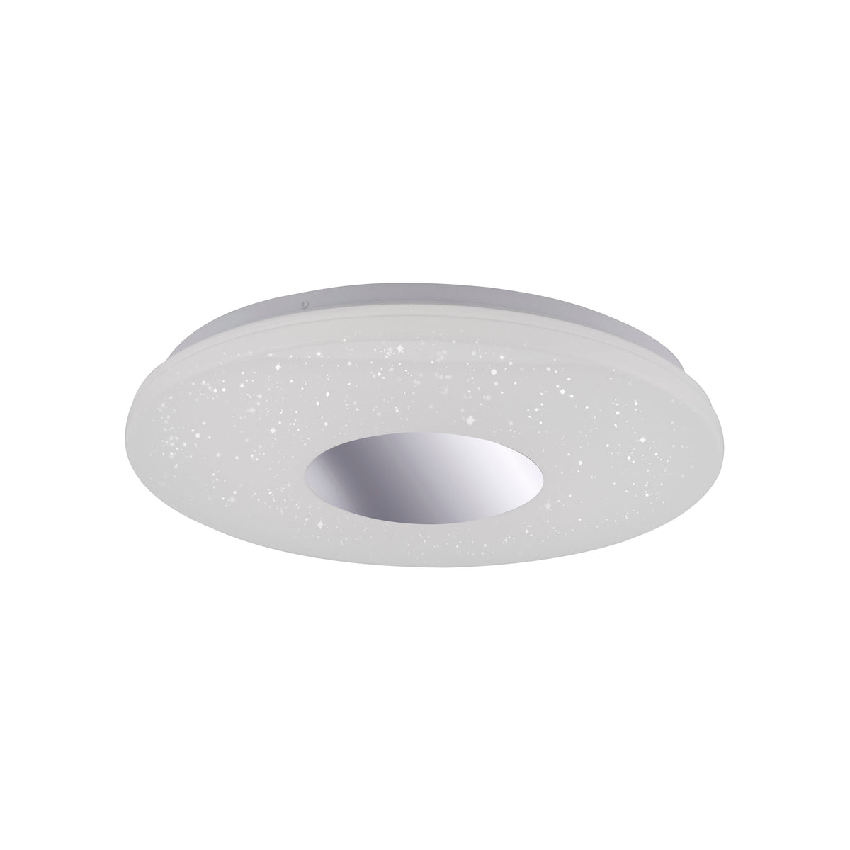 Plafonnier Lavinia chromé, L 38,5 cm