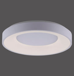 Plafonnier Anika blanc, L 48 cm