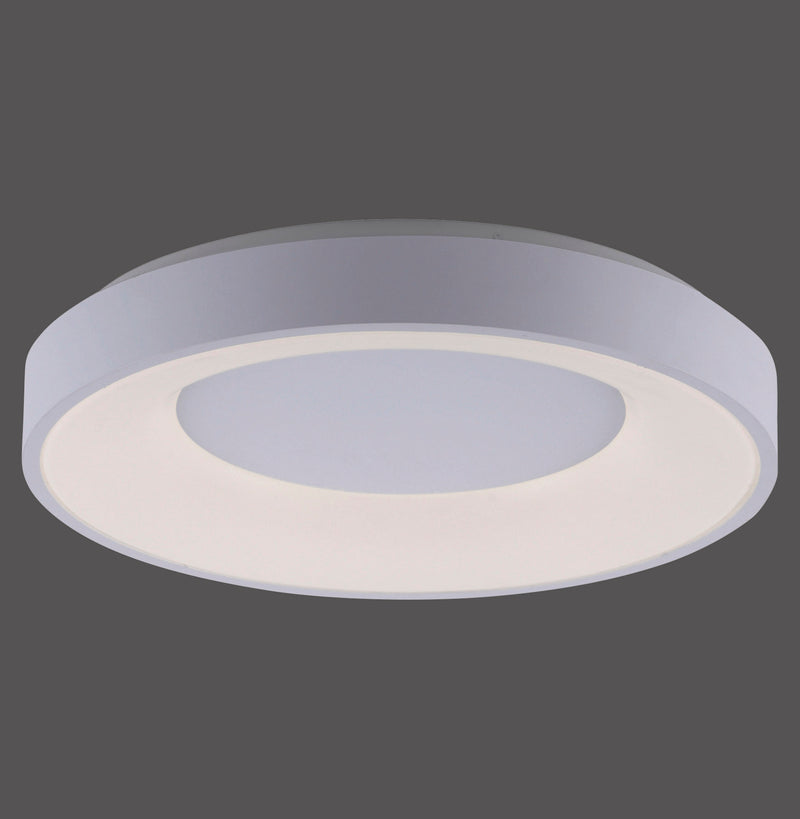 Plafonnier Anika blanc, L 48 cm