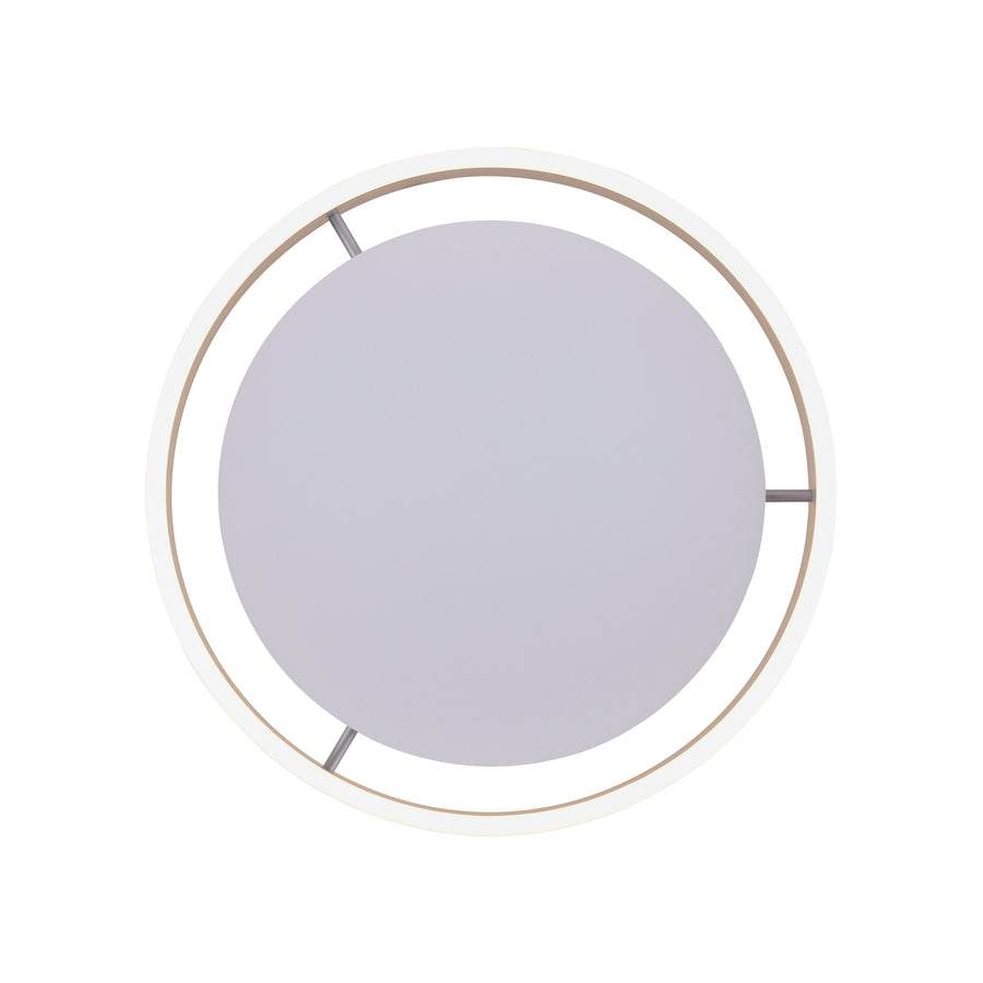Plafonnier Q-Vito laiton mat, L 40 cm