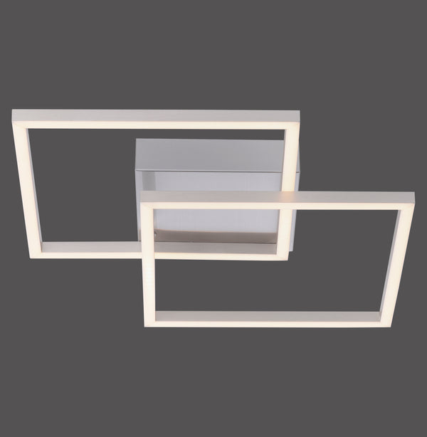Plafonnier Iven acier, H 35,9 cm
