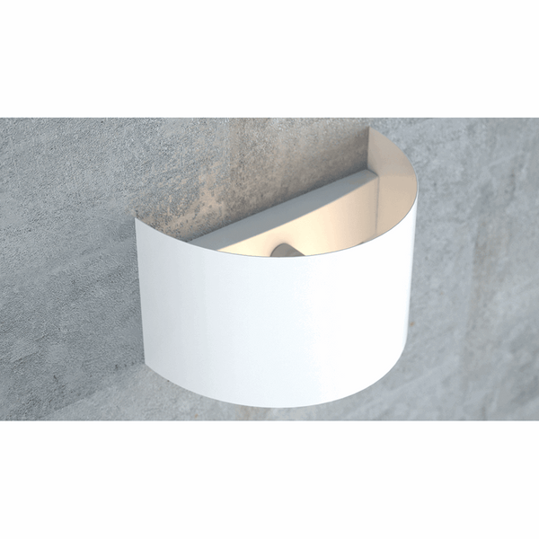 Wandleuchte Fold weiß