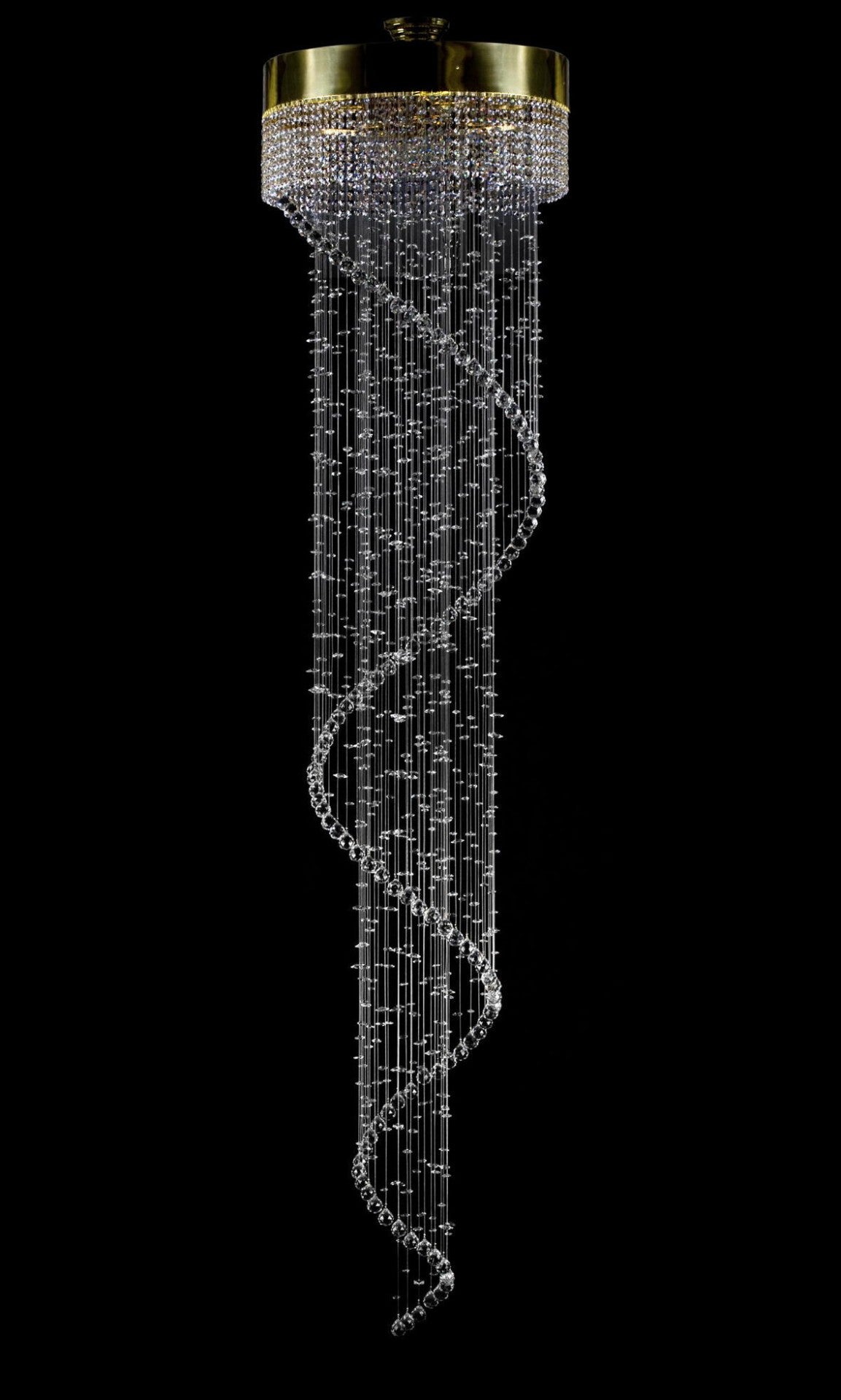 Suspension spirale en cristal L448CLN