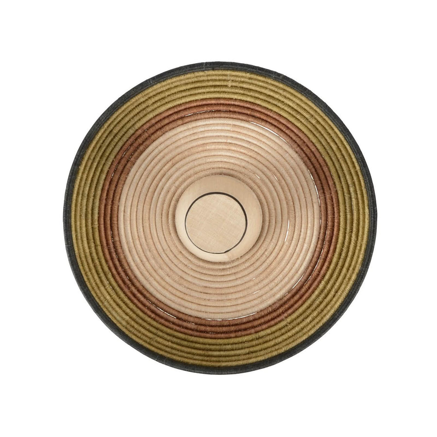 Applique murale Grass M, vert et beige, Ø 60 cm