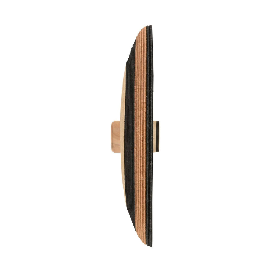 Applique murale Grass XL, marron et beige, Ø 100 cm