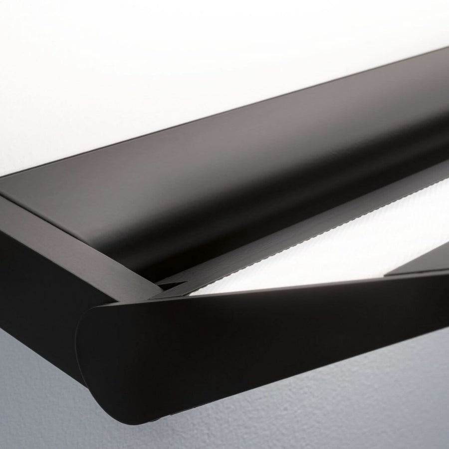 Applique murale LED Ranva 3-Step-dim en aluminium, noir, hauteur 3,3 cm
