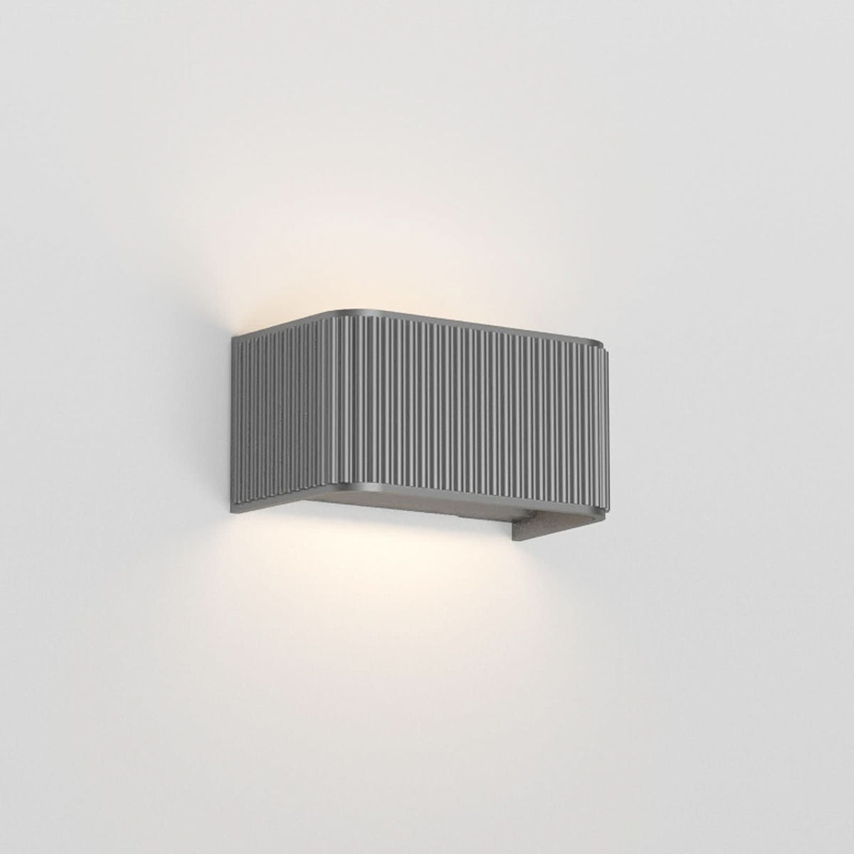Applique murale LED Dresscode W1 2.700 en aluminium, graphite, hauteur 9 cm
