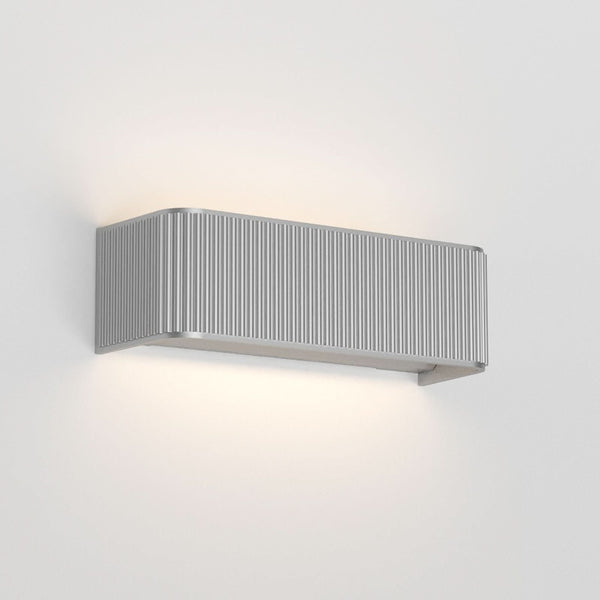 Applique murale LED Dresscode W2 2.700 en aluminium, argenté, hauteur 9 cm