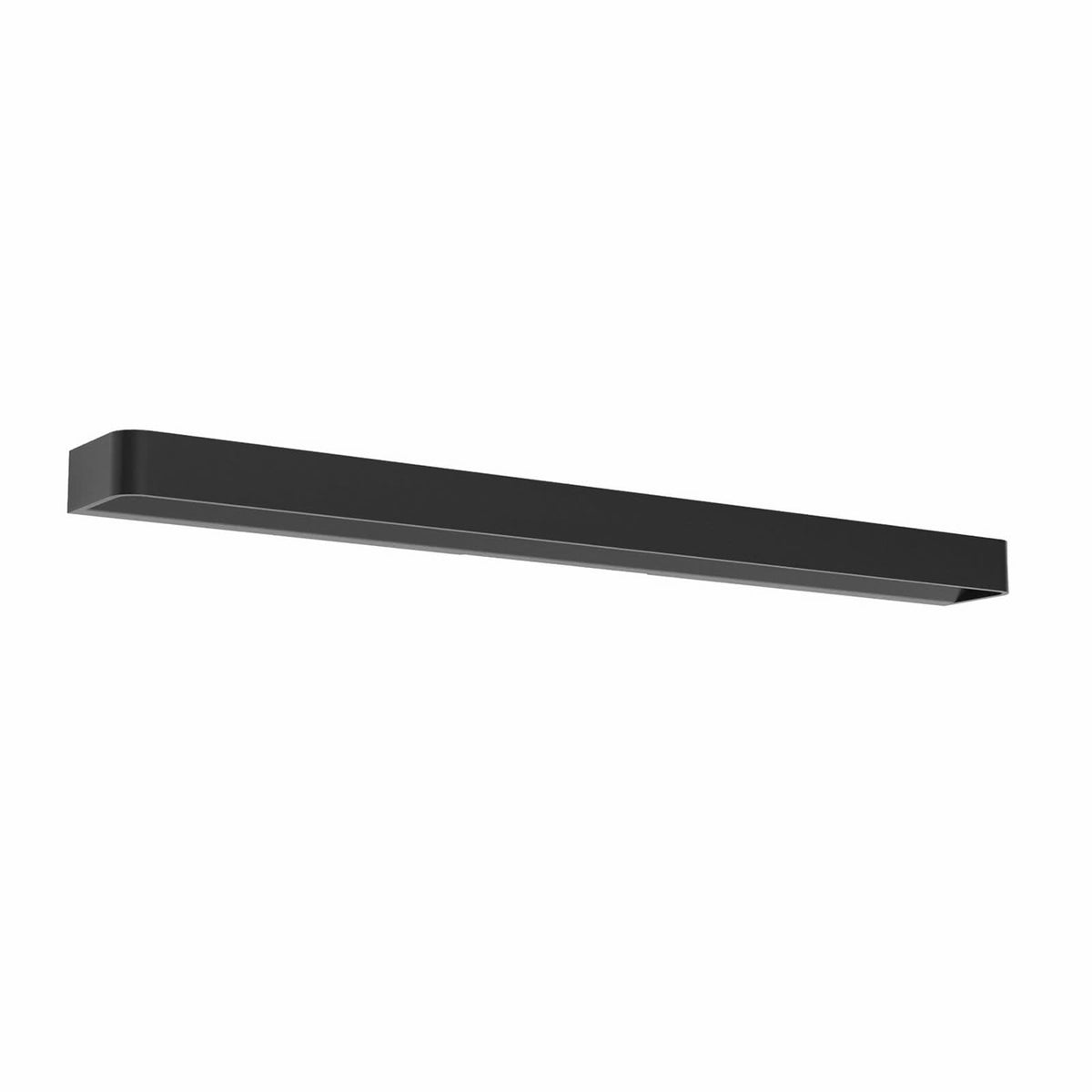 Applique murale LED Frame W4 3 en aluminium, noir mat, hauteur 4,8 cm