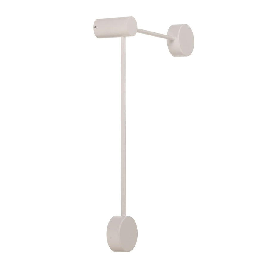 Applique murale Orbit II 20/40 en acier, blanc, 2 lumières, hauteur 32,5 cm