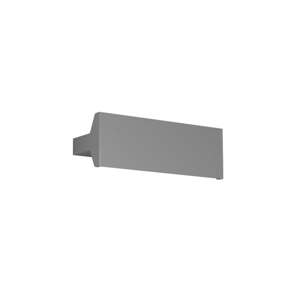 Applique murale LED Ipe W2 en aluminium, graphite, hauteur 9,5 cm, 3000 K