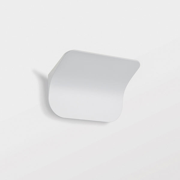 Applique murale LED Tide W0 en aluminium, blanc, hauteur 16 cm, 3000 K