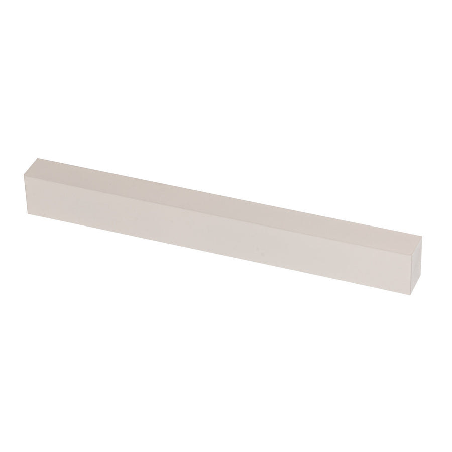 Applique murale Straight S en acier, blanc, hauteur 7 cm