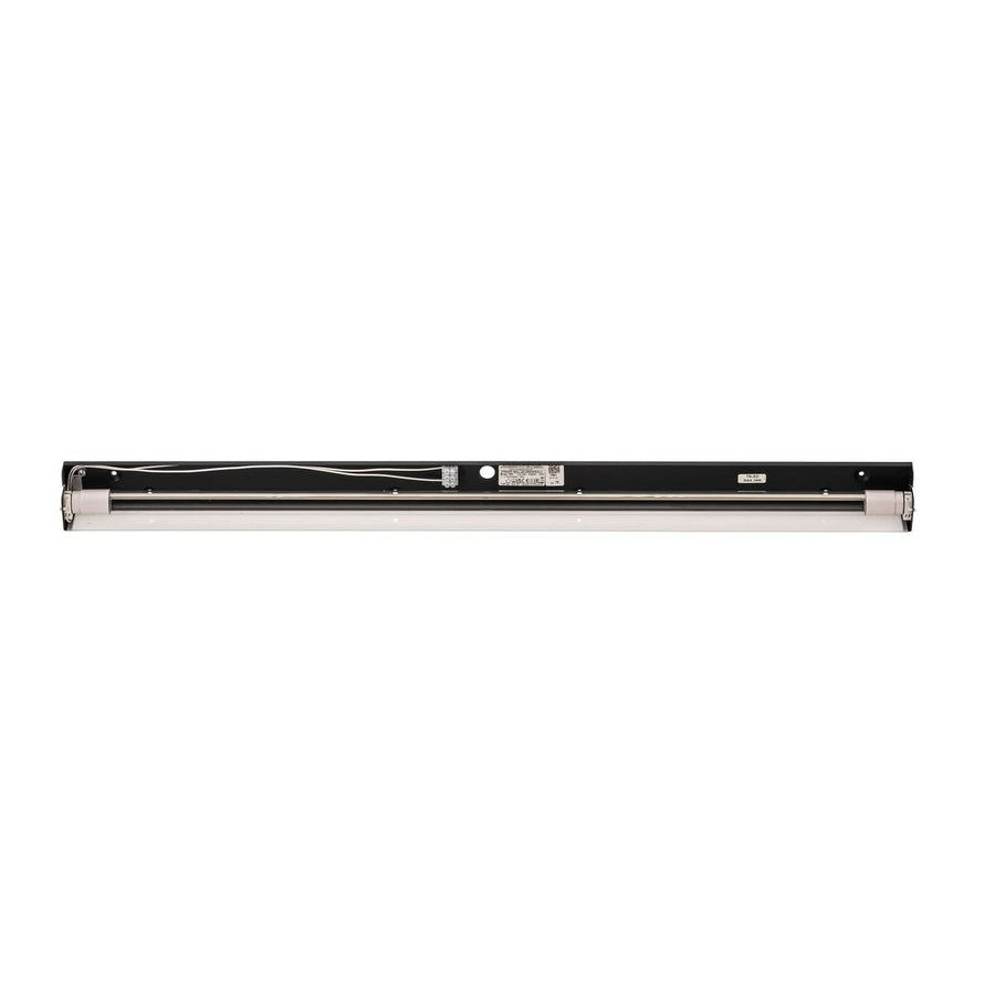 Applique murale Straight M en acier, noir, hauteur 7 cm