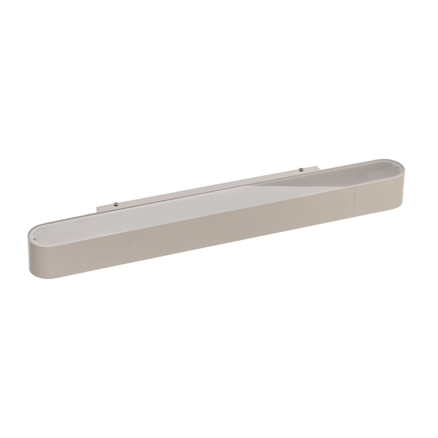 Applique murale Soft en aluminium, blanc, hauteur 6 cm, 3000 K, 11 W