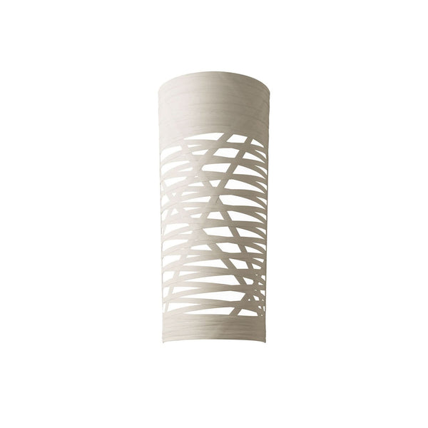 Applique murale Tress en verre, blanc, hauteur 59 cm