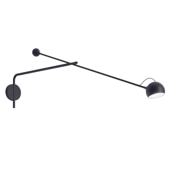 Applique murale LED Ixa L en aluminium, anthracite