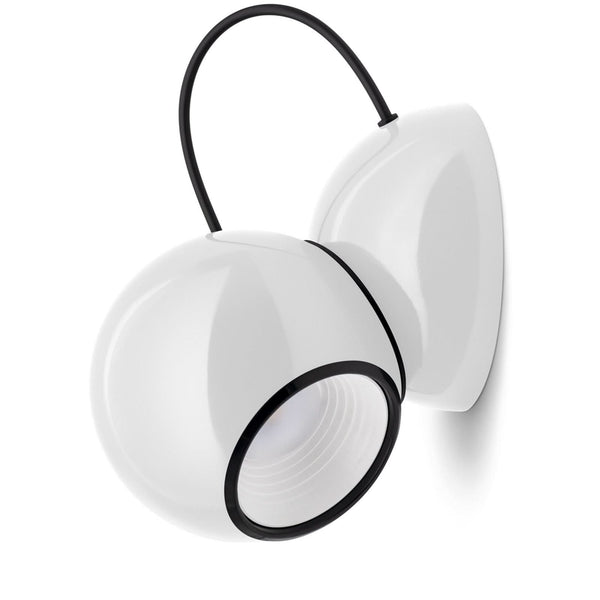 Applique murale LED Gravitino en métal, blanc, hauteur 12,7 cm