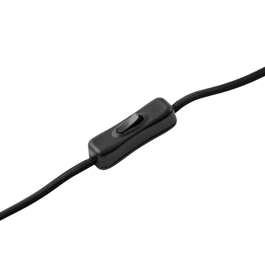 Applique murale Caelia en tissu, noir et crème, hauteur 66 cm