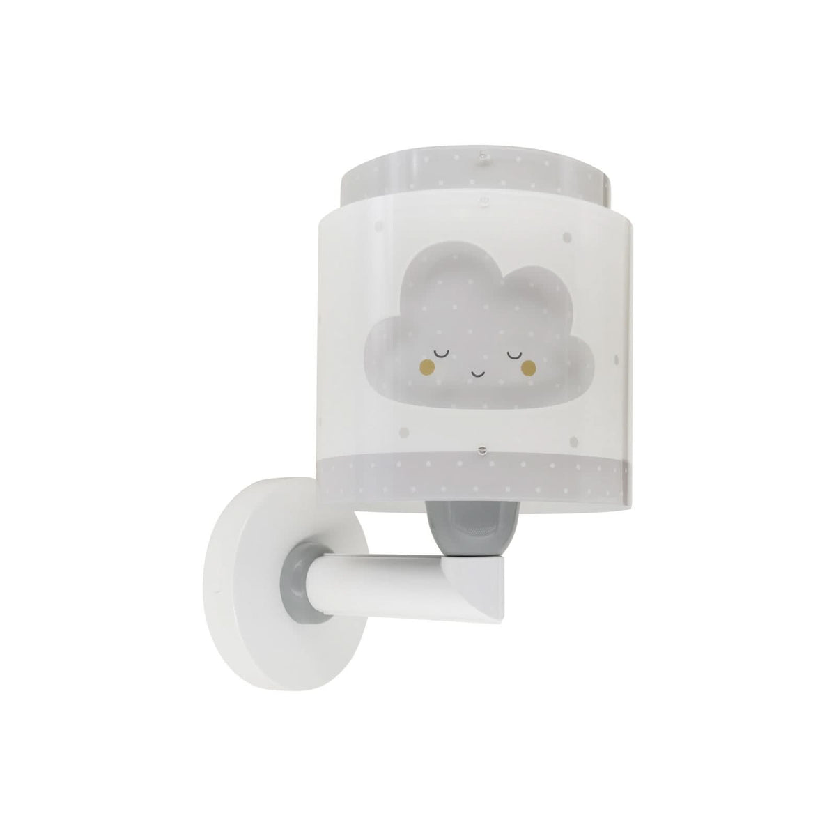 Applique murale Baby Dreams, gris et blanc, hauteur 24 cm