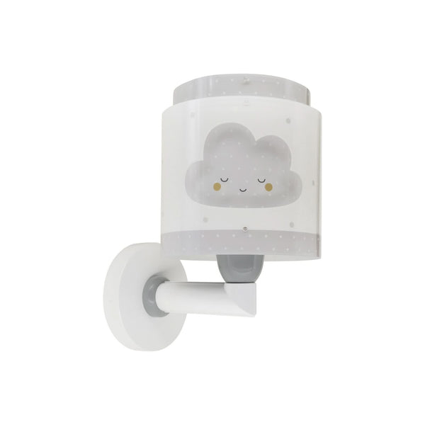 Applique murale Baby Dreams, gris et blanc, hauteur 24 cm