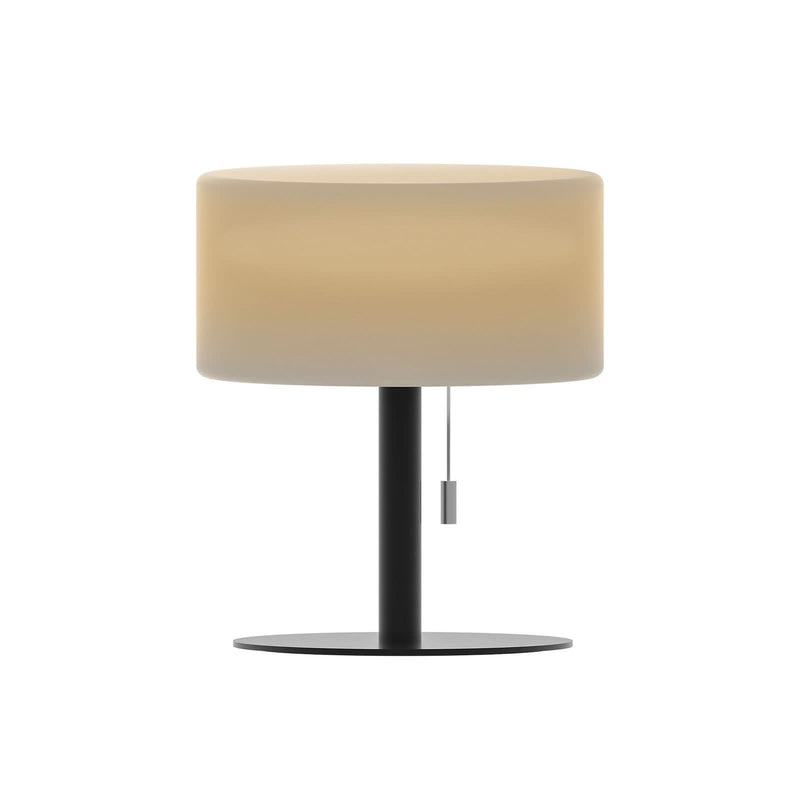 Lampe à poser d'extérieur LED rechargeable en métal, blanc, Ø 18 cm, IP44