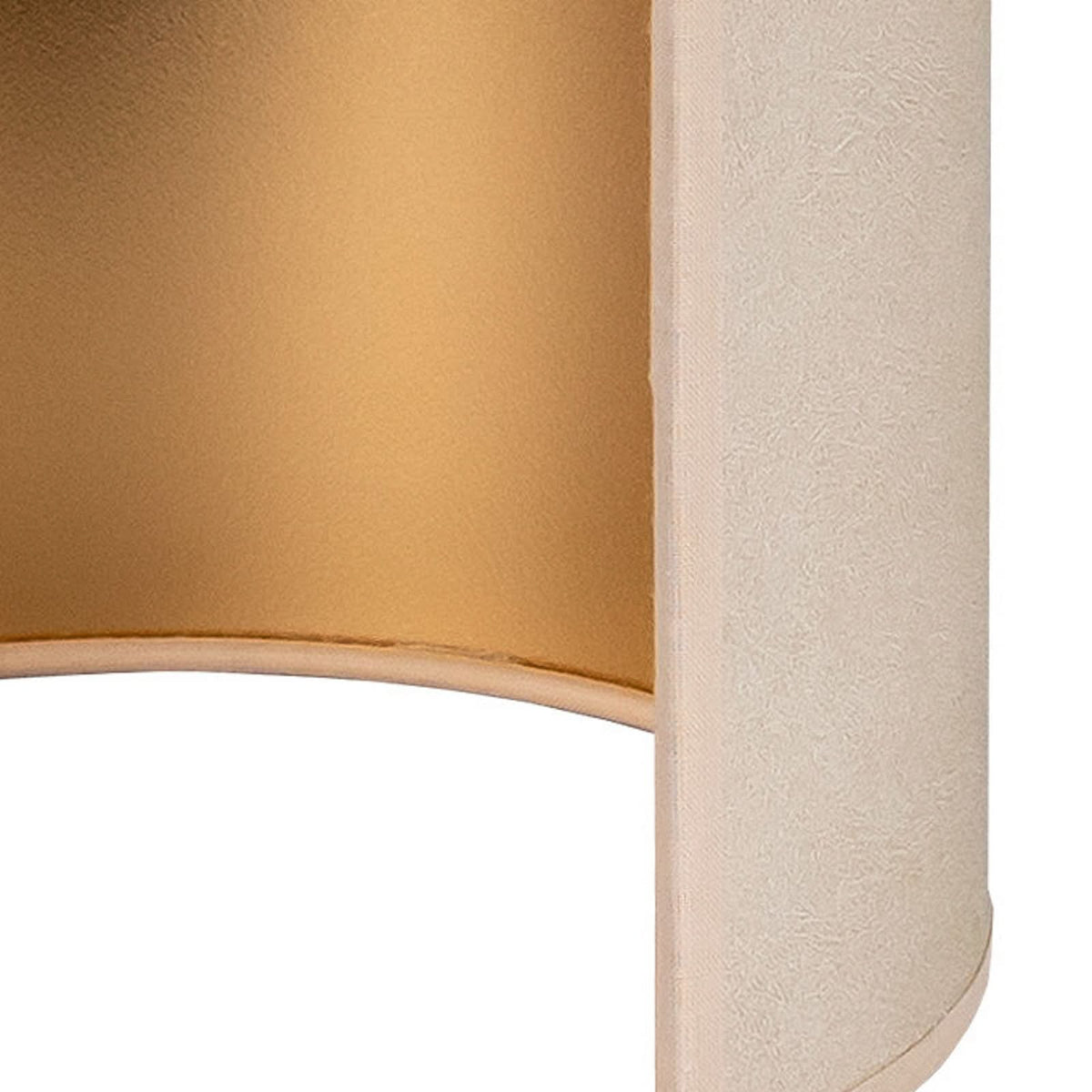 Applique murale Idun, beige, hauteur 24 cm