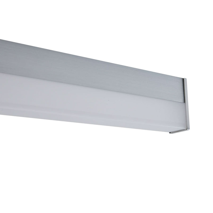 Applique murale LED en aluminium, blanc, hauteur 4 cm, IP44