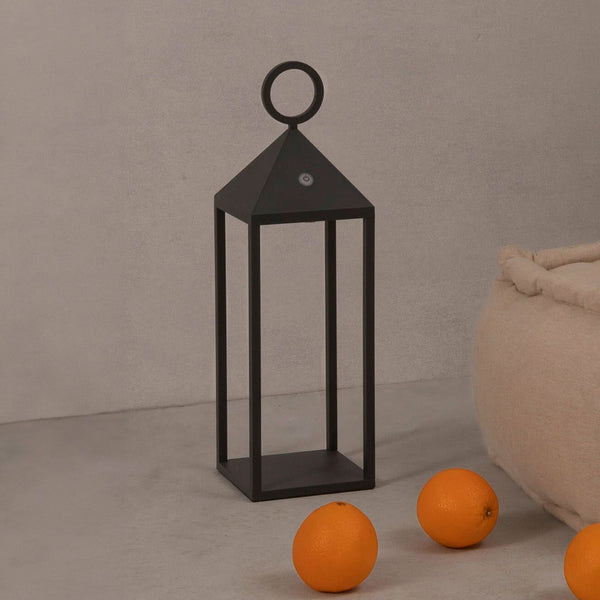 Lampe à poser d'extérieur LED rechargeable Argus en aluminium, gris foncé, hauteur 47 cm, IP54