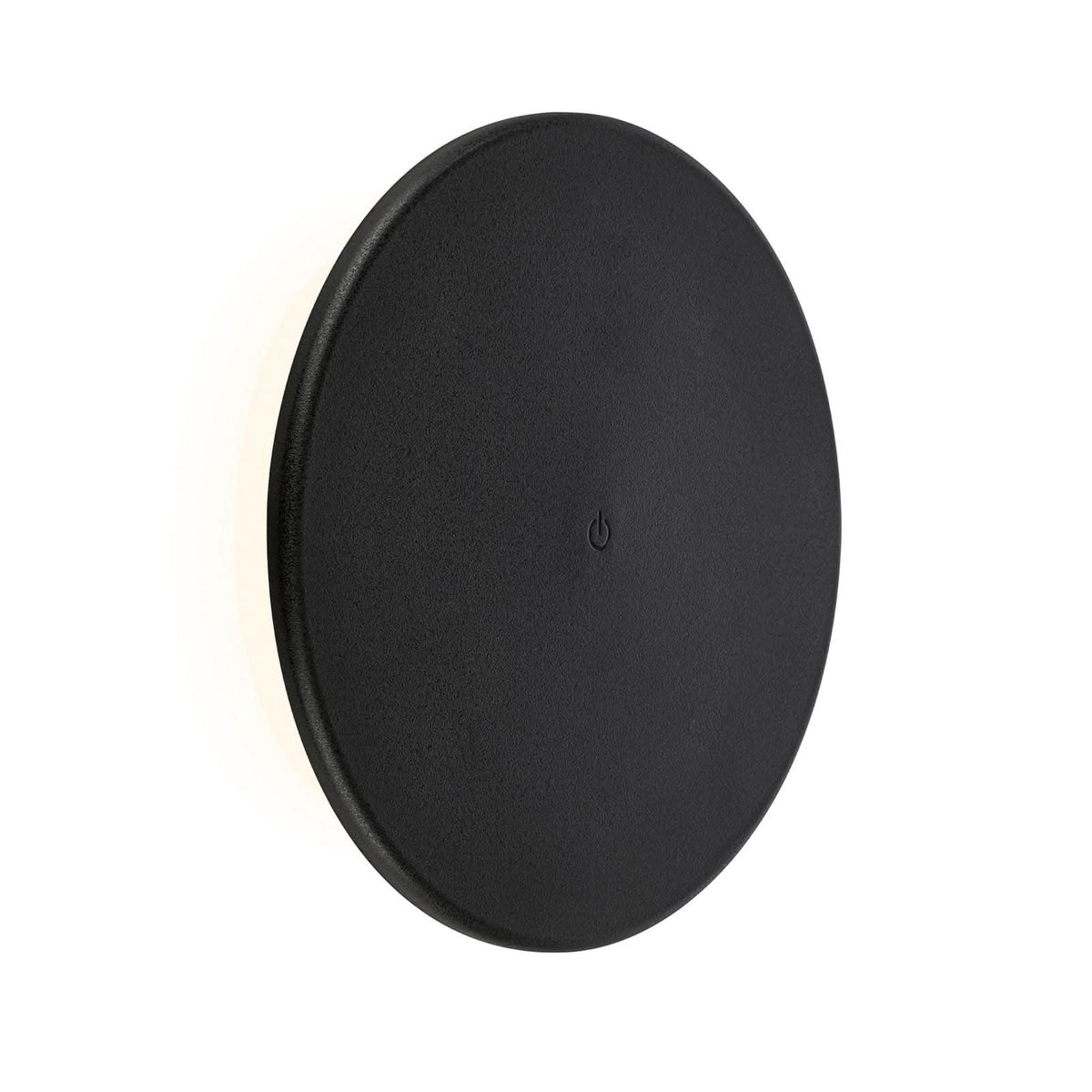 Applique d'extérieur LED rechargeable Aurora, noir, Ø 25 cm, IP54