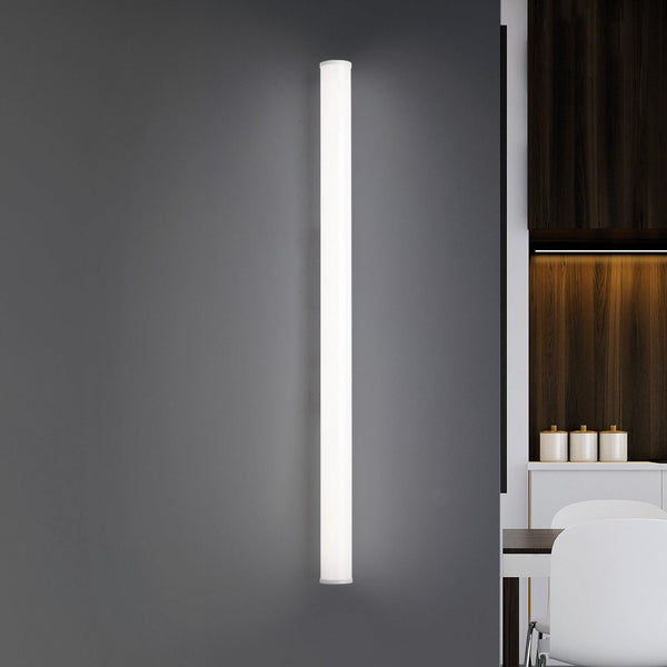 Applique murale LED Pirgos, blanc, hauteur 6 cm, 3000 K, 19,2 W