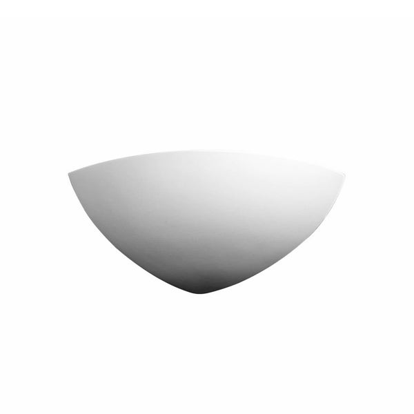 Applique murale Kolarz Bisquitte en plâtre, blanc, hauteur 9 cm